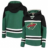 Minnesota Wild Green Men's Customized All Stitched Hooded Sweatshirt,baseball caps,new era cap wholesale,wholesale hats